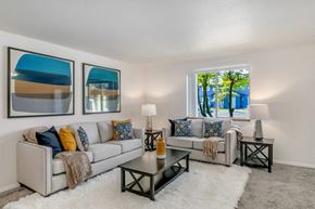 Vancouver townhouse for rent - Living Room at Alder Creek Apartments, Vancouver
