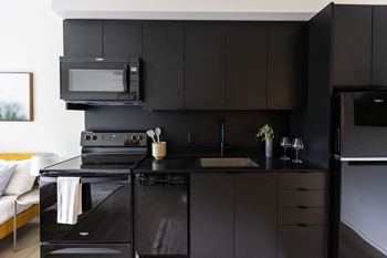 Black appliances