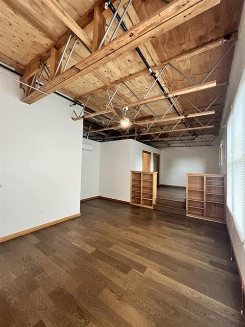Floor plan for 1 bed, 1 bath, 591 sqft