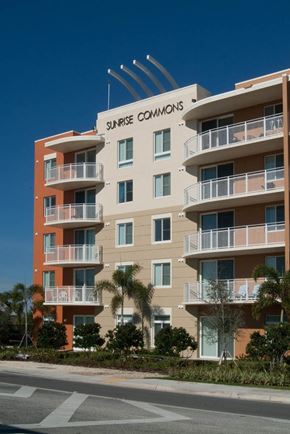 Homestead apartment for rent - the building in which the resort is located