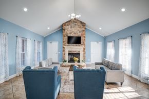 Manassas apartment for rent - Fireplace Lounge at The Regency Apartment Homes, Manassas