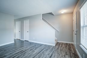 Rock Hill apartment for rent - A room with a staircase and a window.