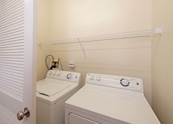 Full-size washer & dryer in each apartment home
