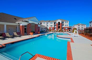 Resort-style swimming pool