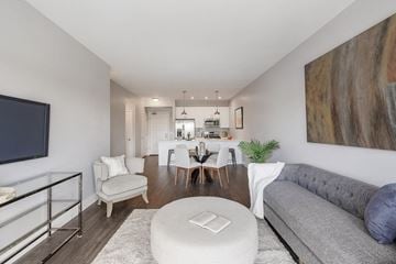 Barrington apartment for rent - a living room with a couch and a table