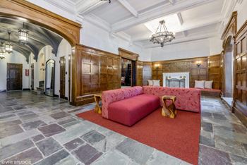Spacious lobby