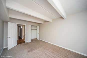 Carpeted bedrooms