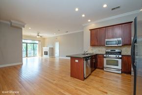 Chicago apartment for rent - Open layout with sightlines to the living area from the kitchen - 2 Bedroom