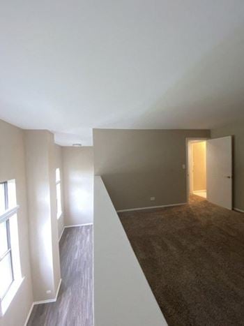 Lofted bedroom