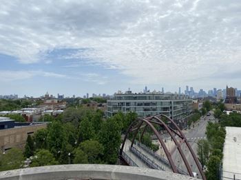 View from the rooftop deck at 1800 milwaukee