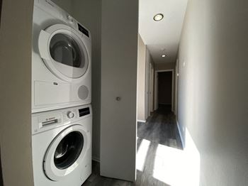 In-unit washer and dryer