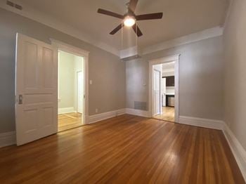 Hardwood flooring throughout