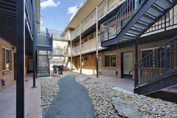 Interior courtyard
