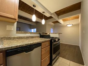 Chicago apartment for rent - Gas stove and a dishwasher