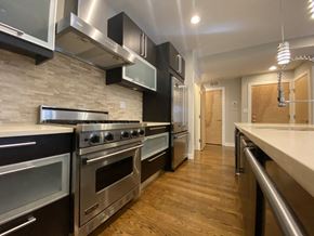 Chicago apartment for rent - Luxurious kitchen with stainless steel appliances