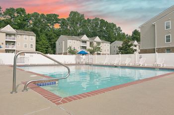 Resort style swimming pool