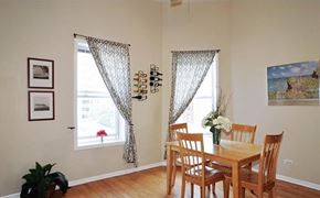 Chicago apartment for rent - Bright Open Dining Rooms