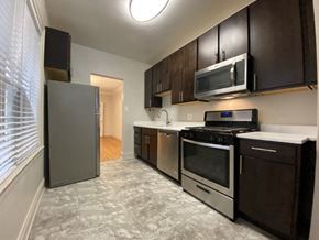 Chicago apartment for rent - Beautiful kitchen with stainless steel appliances and dishwasher