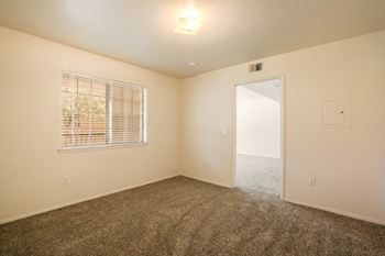 Bedroom with lots of natural lighting