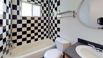 Bathroom with character