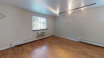 Large windows in the living area