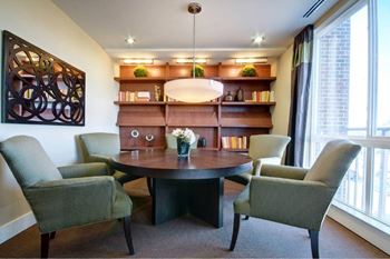 Take care of your business in our business center with conference area