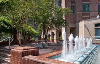 Beautifully landscaped promenade and garden