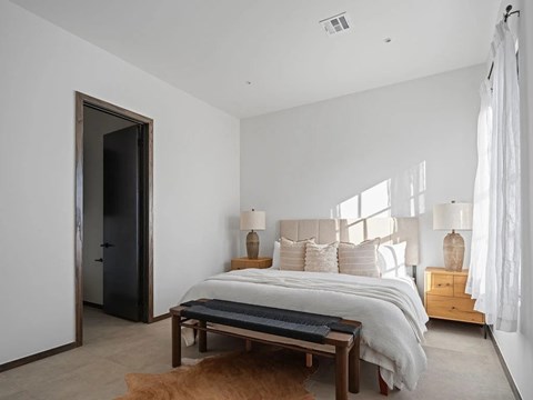 Floor plan for 1 bed, 1 bath, 687 sqft