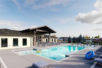 Resort style pool