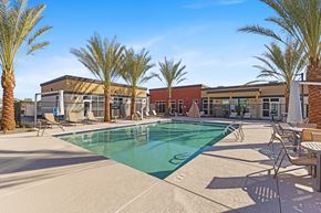 Casa Grande apartment for rent - the swimming pool at our apartments in palm springs at Agave House Apartments, Casa Grande, AZ