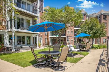Courtyard patio