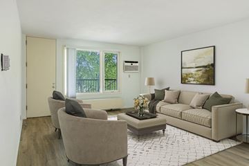 Saint Paul apartment for rent - a living room with a couch and two chairs