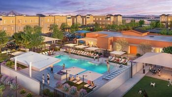 Resort-style pool