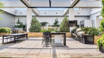 Outdoor grill stations