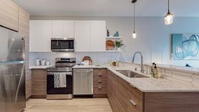 Cottage Grove apartment for rent - Spacious Kitchen With Pantry Cabinet at Grove80 Apartments, Cottage Grove, Minnesota