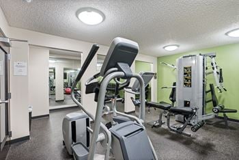Gym with cardio equipment