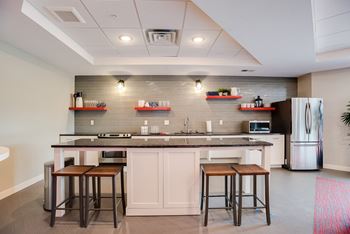 Clubhouse with kitchen