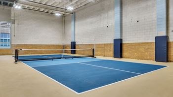 Open tennis court