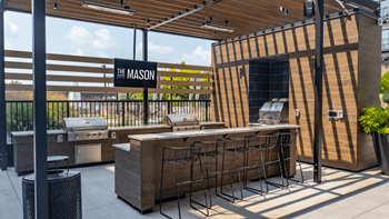 Outdoor grill and patio