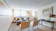 Minneapolis apartment for rent - a living room with a couch and two chairs