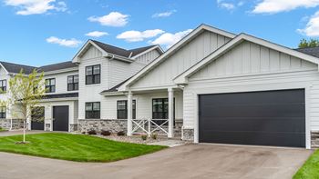 Private patios in select townhomes