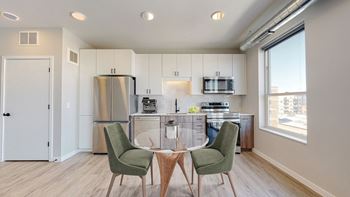 Concrete and lvt wood floors