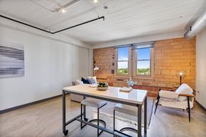 Minneapolis apartment for rent - A dining room with a table and chairs.
