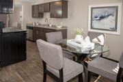 West Saint Paul apartment for rent - one plus den model, dining and kitchen