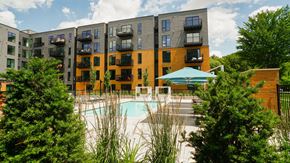 Saint Paul apartment for rent - Pool View at The Hill Apartments, Saint Paul, MN, 55102