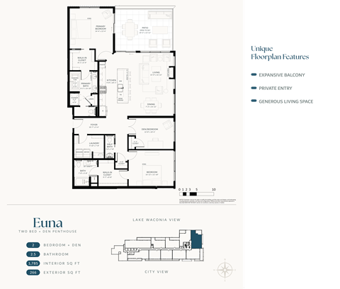 Floor plan for 3 beds, 2.5 baths, 1785 sqft