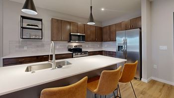 Four kitchen finish options