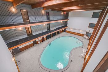 View of indoor pool