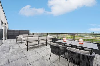 Sky lounge with exterior terrace