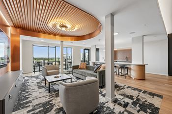 Sky lounge with exterior terrace
